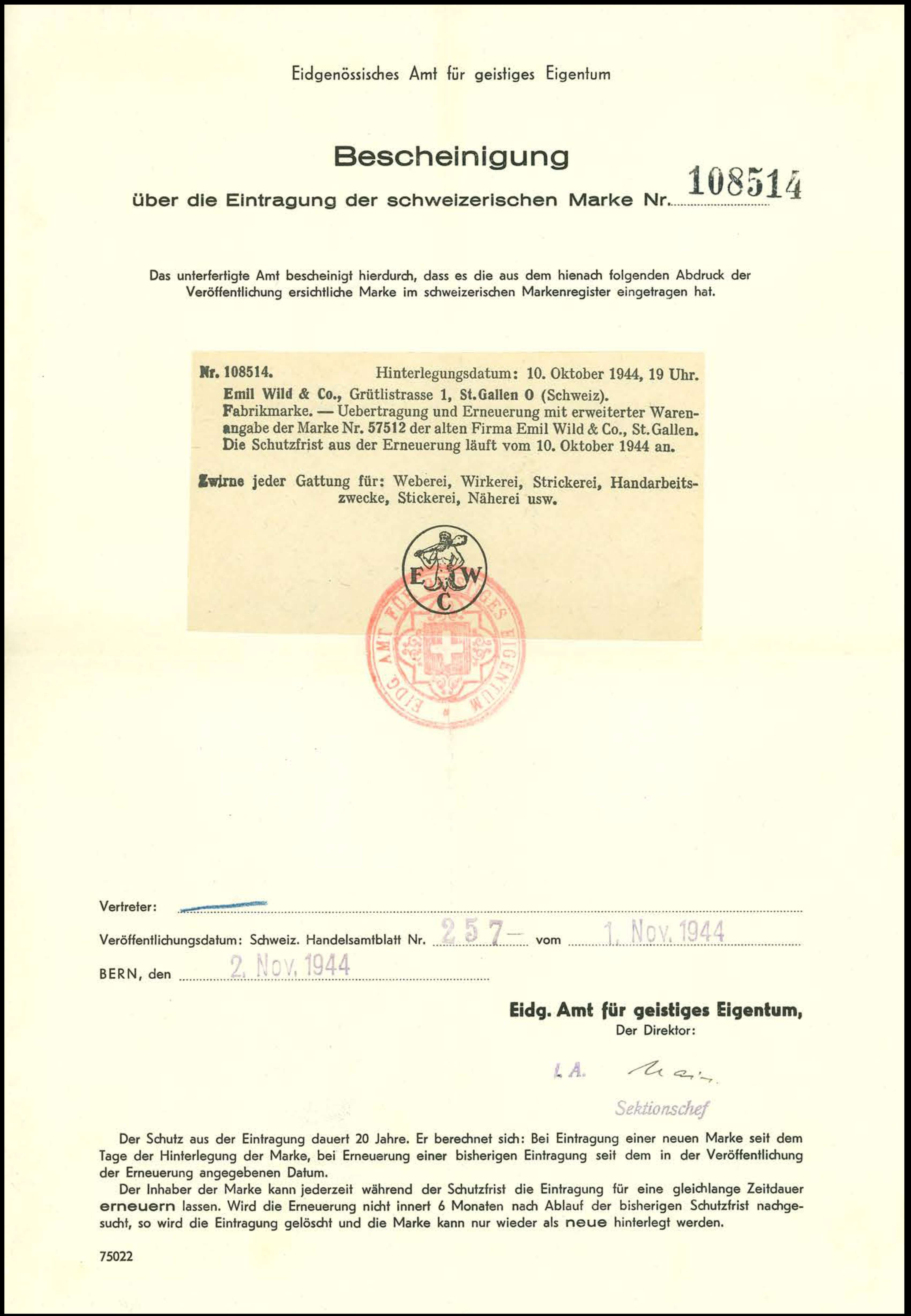 Markeneintrag